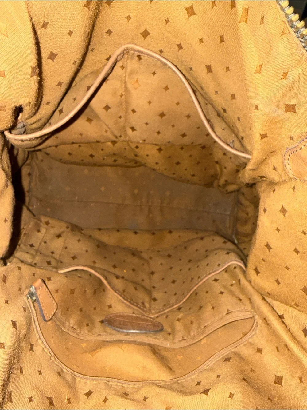 Vintage Authentic Fossil Vintage Leather Tote Bag